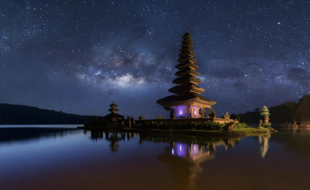 bali silent day nyepi star view