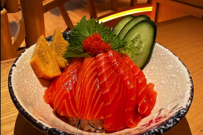 amazing sashimi don at sushi hiro
