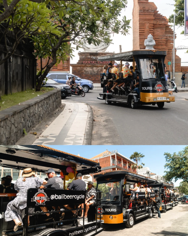 kuta bali beer on wheel