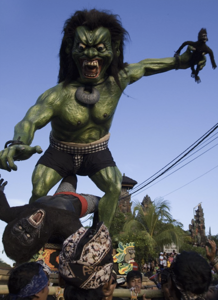 bali silent day ogoh ogoh (monster)